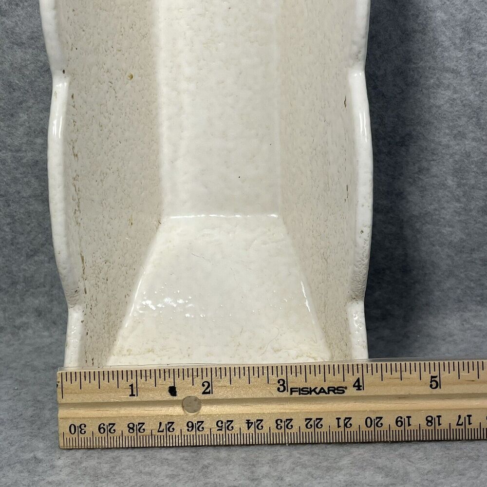 Vtg White‎ Hull Pottery Butterfly Planter Window Box MCM Centerpiece 1956 READ - Picture 16 of 16